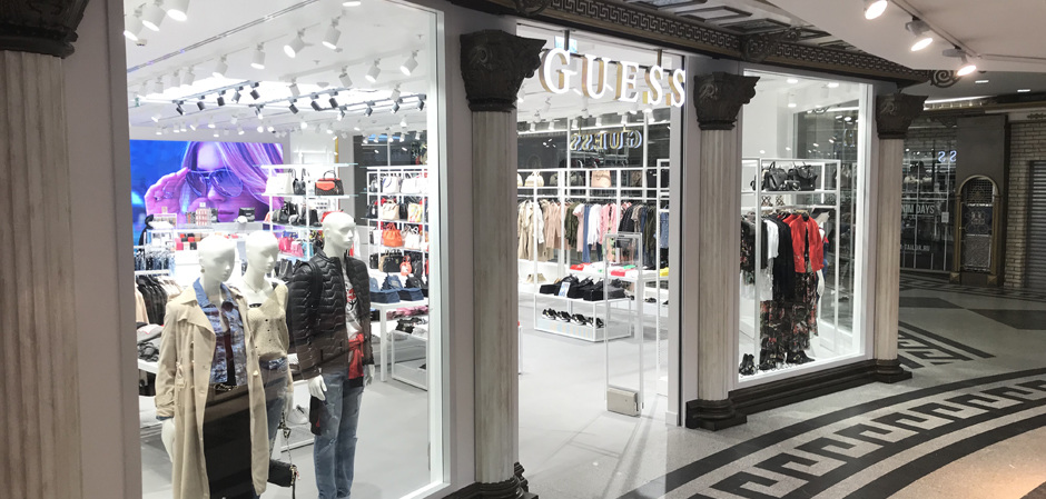 Новый бутик Guess в Москве