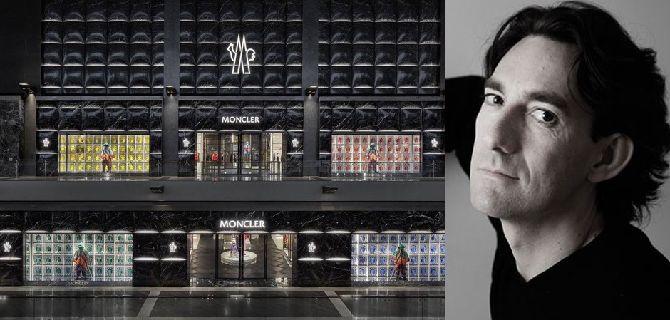 Флагманский бутик бренда Moncler в Сингапуре. Дизайнер – Гвенаэль Николя