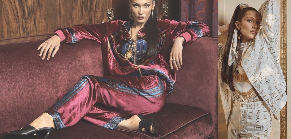 Белла Хадид для Kith x Versace