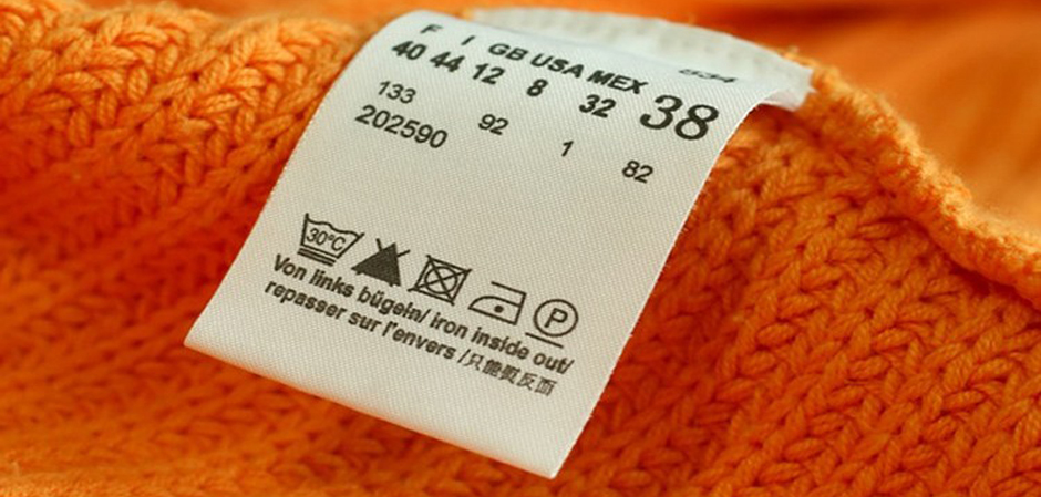 clothing labeling