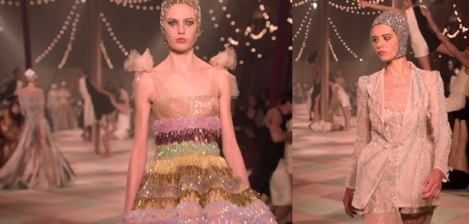 Dior превратил подиум Недели моды в цирковую арену