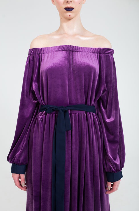Как сшить бархатное платье — онлайн-курс в Академии шитья Burda