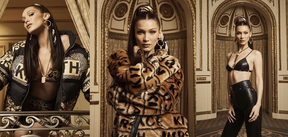Белла Хадид для Kith x Versace