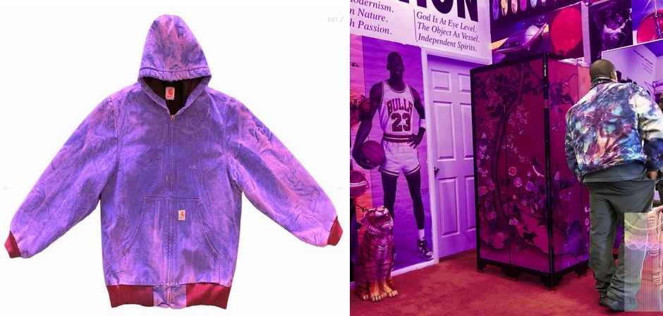 Винтажные куртки от Carhartt  в стиле tie dye  чрезвычайно популярны, не устоял и Kanye West 