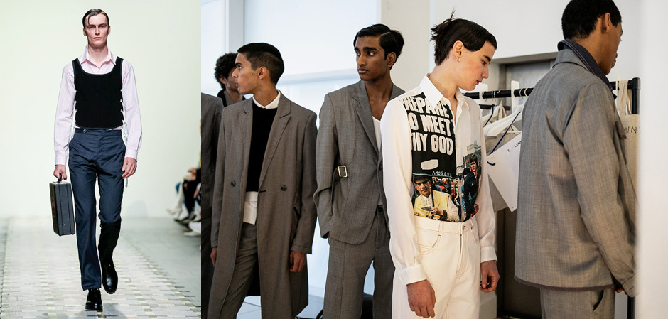 Коллекция мужской одежды от Дэниела Флетчера на Лондонской Неделе Моды