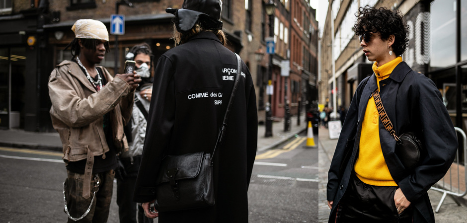Лондонская Неделя мужской  моды: модники со всего света