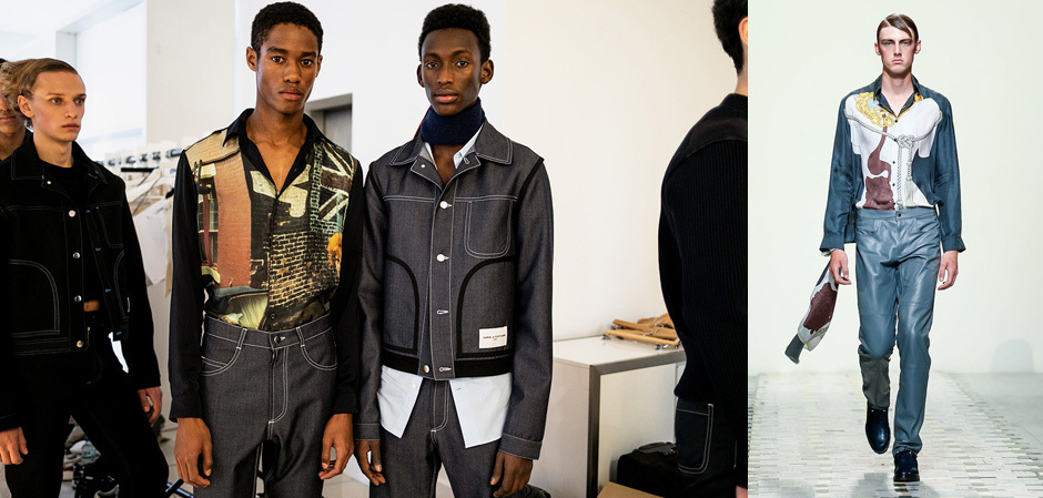 Коллекция мужской одежды от Дэниела Флетчера на Лондонской Неделе Моды